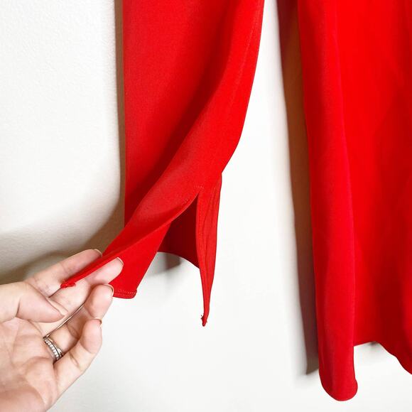 Nocturne Red Mini Shift Dress EU 38 - Picture 4 of 8